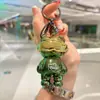 Llavero Creativo Moderno Genial de Oso para Coche Luminoso de Gama Alta Exquisito Colgante Pequeño de Niño Oso Regalo Colorido