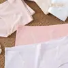 150-200 jin Talla Grande Algodón Puro DL Moda Agradable a la Piel Transpirable Color Natural Entrepierna Bragas Triángulo para Mujer 5602 Verano