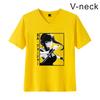Platos casa de juegos SPYFAMILY estampado de animación verano cuello en V manga corta camiseta de pareja sudadera anime