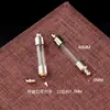 Botella de Vidrio Hueco Retorcido Abrible Colgante de Botella Cinnabar Oro Rosa Pulsera de Codo de Vidrio Vacía Hecha a Mano DIY