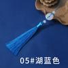 Colgante Borla Nudo Ping An Antiguo Marea Nacional Hanfu Cheongsam Presión Rotura Pequeño Colgante de Oreja Colgante para Coche Flauta Imitación Jade