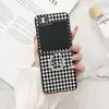 Funda de Teléfono Móvil Moda y Lujo Adecuada para Samsung Zflip6 Anticaída Personalizada Todo Incluido Flip5 Celebridad de Internet Pantalla Plegable
