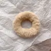 Goma para el pelo de pelo sintético de conejo de alta elasticidad 2023 Nuevo estilo coreano banda elástica de dopamina para accesorio de coleta para mujer venta al por mayor