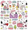 Pegatinas de cielo para transmisión en vivo, en stock al por mayor, pegatinas de dibujos animados simples para cuaderno y iPad, accesorios para decoración de uñas, pegatinas en relieve