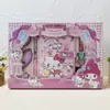 Set de Cuaderno con Candado de Contraseña Pu de Sanrio Bolso Boutique de Gama Alta que Calienta el Corazón Caja de Regalo Papelería para Niños Regalos Premios