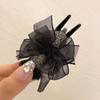 Horquillas para el cabello, accesorios para el cabello, venta al por mayor, pinzas para el cabello con lazo para mujer, pinzas grandes para la cabeza con diseño de tiburón de celebridades cibernéticas, horquillas elegantes para otoño e invierno.