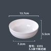 Vajilla de melamina de imitación porcelana personalizada, tazón simple nórdico para fideos blanco, vajilla de hotel, tazón de arroz engrosado resistente a caídas, tazón para sopa
