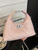 Bolsa de Pulso Corrente Losango Estilo Chanel Pequena de Nicho Novo Primavera e Verão Luxo Leve Moda Versátil Simples Elegante Transversal Feminina