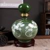 Botella de vino de cerámica Jingdezhen, 5 kg, 10 kg, botella esférica, tarro de vino blanco sellado, tarro de vino, botella de vino, botella de vino