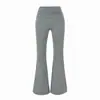 Pantalones Acampanados Sexys Estilo Puro Deseo Otoño Invierno Cintura Alta Deportivos Casuales para Mujer Versátiles Ajustados Yoga Running Pantalones Largos