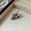 Novo Estilo Presilha de Cabelo Flor de Cristal, Presilha Lateral de Luxo Leve, Pequena Presilha Bico de Pato com Strass Borboleta