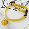 Collar colorido para mascotas de 23 colores, con cascabel, de terciopelo coreano, para perro, gato, accesorios de decoración para el cuello