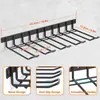 Estante Eléctrico de Hierro Forjado de 4 Niveles y 4 Posiciones para Herramientas Eléctricas Estante de Almacenamiento para Montar en Pared Estante para Herramientas de Garaje Estante de Almacenamiento Soporte para Destornilladores