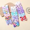 10 Piezas por Tarjeta Diadema de Unicornio con Degradado Arcoíris Lazo de Escamas de Pez Clip para el Cabello Infantil de Halloween Dibujos Animados
