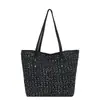 Bolsa de Hombro Individual de Gran Capacidad con Rejilla 2026 Nuevo Versátil Estilo Coreano Chic Bolsa para Debajo del Brazo Bolso de Mano Artístico de Moda para Mujer Bolsa para Mujer