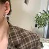 Pendientes de clip para oreja sin perforar de diamante completo Planeta Universal Nuevo para mujer Saturno retro elegante moda alta calidad adelgazantes