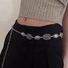 Cadena de cintura vintage, accesorios, cadena, cinturón de vestir, para mujer, alta gama, nueva moda, combina con todo, falda, cinturón fino, moda