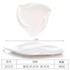 Prato de melamina atacado imitação de porcelana louça de restaurante prato de plástico prato quadrado para cozinhar hotel prato frio acessórios para hot pot
