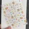 Adesivo Rilakkuma Estilo Coreano Ins Fofo Desenho Animado Capa de Celular Maçã iphone17 Adesivo Lente Adesivo DIY