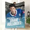Manta de siesta estampada, Manta de franela estilo Ins definitiva, Venta directa del fabricante, Temática de hockey sobre hielo, Partido de liga estampado I