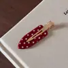 Pin para el Cabello sin Costuras de Lunares para Patillas Laterales y Flequillo, Pin Dulce y Elegante para Maquillaje, Accesorio de Lujo para el Cabello para Mujer
