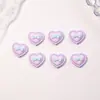 Laço Coração Brilhante Desenho Animado Decorações para Unhas Resina Pequenos Acessórios DIY Cola Cremosa Capa de Celular Decorações de Unhas