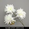 Flores artificiales blancas para decoración de escenas de boda, decoración del hogar, ramos artificiales, rosas, hortensias, gypsophila, venta al por mayor de flores artificiales
