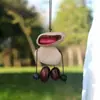 Muñeca Nueva de Cáscara de Fruta Natural Rana Colgante Semiacabada Adorno Lindo en Blanco para Manualidades DIY Paquete de Materiales de Cáscara de Fruta