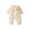 Conjunto de Macacão Acolchoado de Algodão Dianxi 2026 Outono/Inverno Novo para Bebês e Crianças Pequenas, Macacão de Bebê Menina e Conjunto de Duas Peças Base