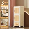 Armário de armazenamento multicamadas 36-42CM, armário de armazenamento tipo gaveta para cabeceira de cama, banheiro, armário de cozinha com rodas, design de porta aberta, armário para espaços estreitos