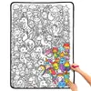 Manta de colorear DIY más vendida transfronteriza para actividades entre padres e hijos