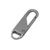 Tirador de cremallera Cabezal de cremallera de metal Pieza de cremallera para reparación de bolsas Accesorios para ropa Cabezal de cremallera desmontable