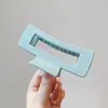 Pinza Pinza de Agarre Marrón Maillard Tamaño Alto para el Cabello Multitamaño Pinza Moda Corea del Sur Simple Pinza de Tiburón Cabello de Mujer