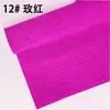 Papel crepé de color al por mayor Papel para dobladillo engrosado Empaque de flor de papel Material de fabricación floral hecho a mano diy Papel plisado