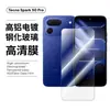 Adecuado para película de vidrio templado para pantalla Tecno Spark 50 Pro, vidrio con impresión de seda anti-miradas de alta definición, película para lente ojo de águila
