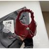 2026 Nueva Moda de Verano Elegante Bolso Cruzado de un Solo Hombro Bolso Simple de Cadena Plisada de Moda para Mujer Bolso de Mano Pequeño para Salir