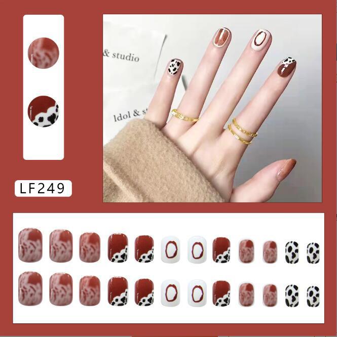 LF249撞色豹纹【胶水款】