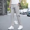 Pantalones Cortos Ajustados de Verano para Hombre 2025, Pantalones Elásticos, Casuales, Finos, Ligeros, de Negocios, Versátiles, Modernos