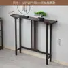 Nova Mesa Console de Entrada Estilo Chinês, Mesa Lateral Moderna Minimalista para Sala de Estar, Armário Console de Entrada Inspirado em Zen, Mesa Estreita de Oferta para Entrada