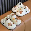 Chinelos infantis Boken de EVA para capivara para meninos e meninas, novo modelo de verão para banho, uso em banheiro interno, para bebês