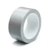 Fita de Pano Prata Resistente 40mm x 10m Adesivo Forte Impermeável Fita Silver Tape, Multiuso para Embalagem Amarração Vedação e Reparo