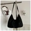 Bolsa Tote de Ombro Minimalista Lisa Texturizada 2026 Nova Grande Capacidade Casual Tendência Plissada para o Dia a Dia de Mulheres