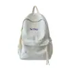 Mochila nueva y elegante con alto atractivo estético, estilo coreano, moderna, mochila ligera casual para viajes con estampado de estrellas para estudiantes