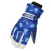 Guantes de Esquí para Niños al Aire Libre Niños y Niñas Invierno Cálido para Jugar en la Nieve A prueba de Viento e Impermeables Forrados de Polar Engrosados Guantes a Prueba de Frío