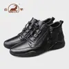 Zapatos para Hombre Gorilla Otoño/Invierno 2026 Nuevo Modelo Piel Genuina Zapatos Casuales Populares para Hombre Tenis de Suela Gruesa de Caña Alta Botas Martin