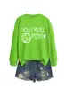 Mamá de Voleibol Amazon Ebay Estación Independiente Moda Versátil Deportes Sudadera para Mujer Otoño e Invierno Camiseta Interior