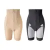 Pantalones moldeadores de alta gama, de tiro alto, con compresión fuerte, cierre de cremallera y detalles de botones, diseñados para ceñir la cintura, levantar los glúteos y aplanar el abdomen, creando un efecto adelgazante y moldeador
