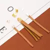Corda de Couro Corda Encerada Clipe Pulseira DIY Acessórios de Ferragens para Joias Pequenas Fivela de Língua Multicolorida Fivela de Cabeça de Cobra