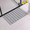 Esterilla Plegable de Barro Diatomeas para Suelo Duro Alfombrilla Dura Absorbente de Agua de Secado Rápido para Baño Felpudo Antideslizante para Puerta de Baño de Hotel Felpudo Doméstico