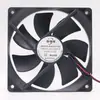 Ventoinha industrial de 12cm 12025 de três fios para medição de velocidade, alarme, esfera, 24v, para roteador, gabinete de computador, fonte de alimentação, silenciosa